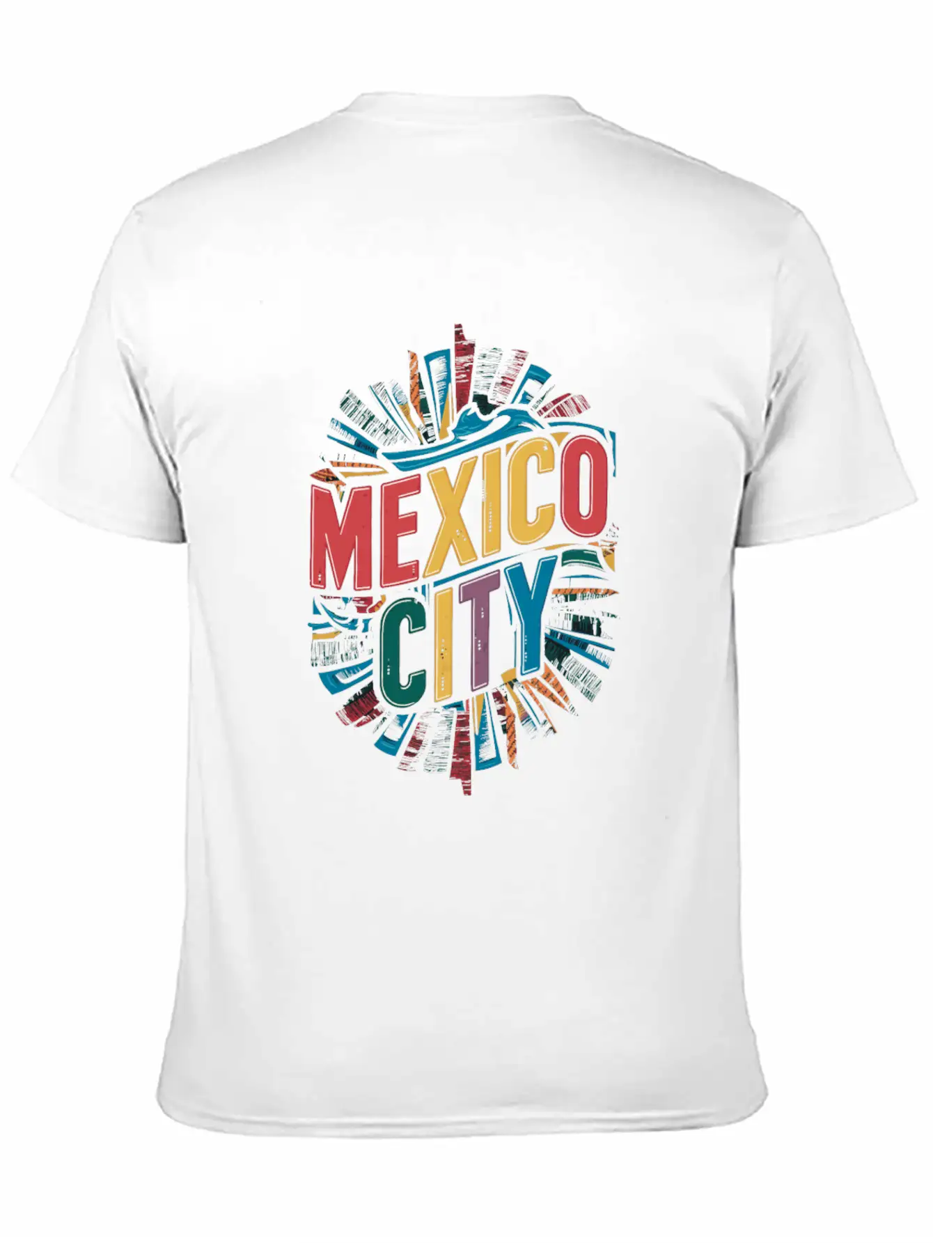Mexico City Souvenir Vibrant Artistic Memory Essential Cotton Tee For Daily Outfits – Unisex Style
