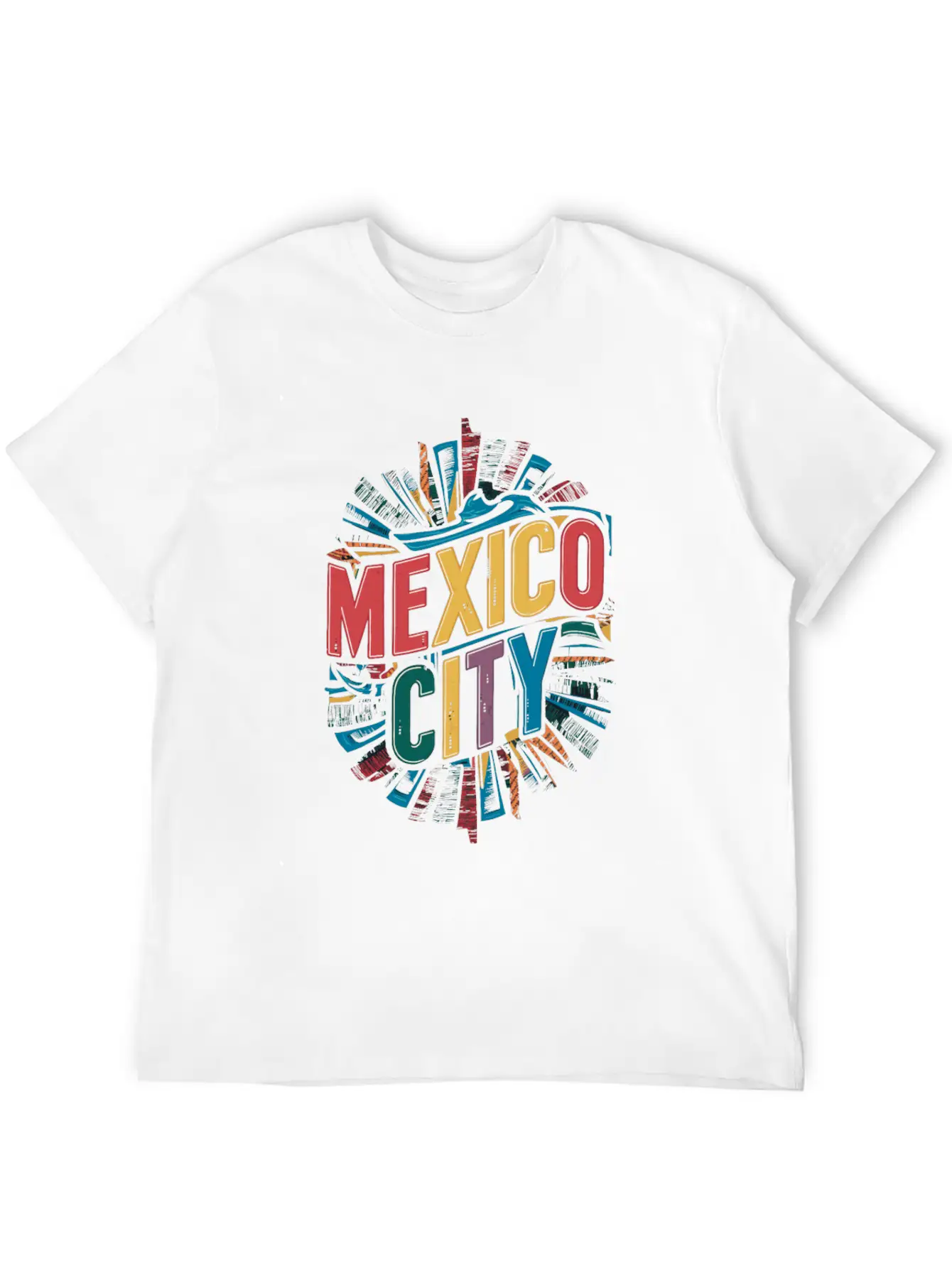 Mexico City Souvenir Vibrant Artistic Memory Essential Cotton Tee For Daily Outfits – Unisex Style