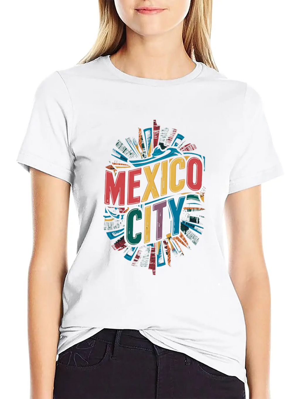 Mexico City Souvenir Vibrant Artistic Memory Essential Cotton Tee For Daily Outfits – Unisex Style