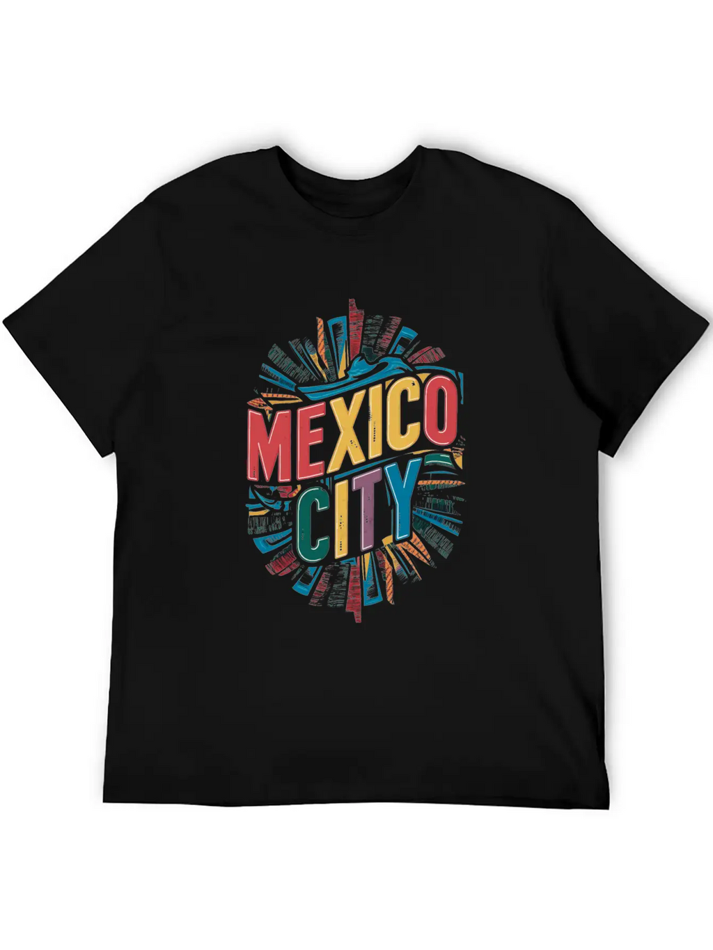 Mexico City Souvenir Vibrant Artistic Memory Essential Cotton Tee For Daily Outfits – Unisex Style