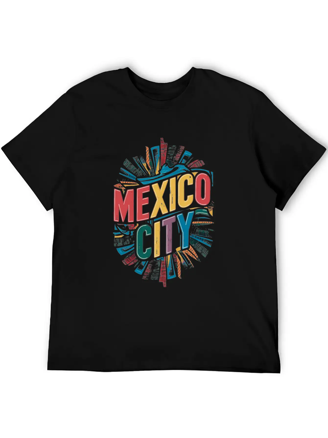 Mexico City Souvenir Vibrant Artistic Memory Essential Cotton Tee For Daily Outfits – Unisex Style