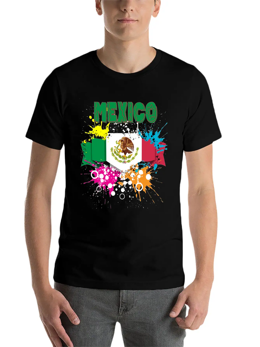 Mexico Vintage Flag Stylish Everyday T-Shirt – Unisex Basic Cotton Tee