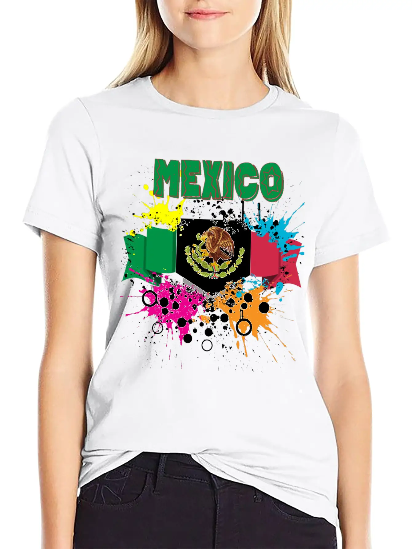 Mexico Vintage Flag Stylish Everyday T-Shirt – Unisex Basic Cotton Tee