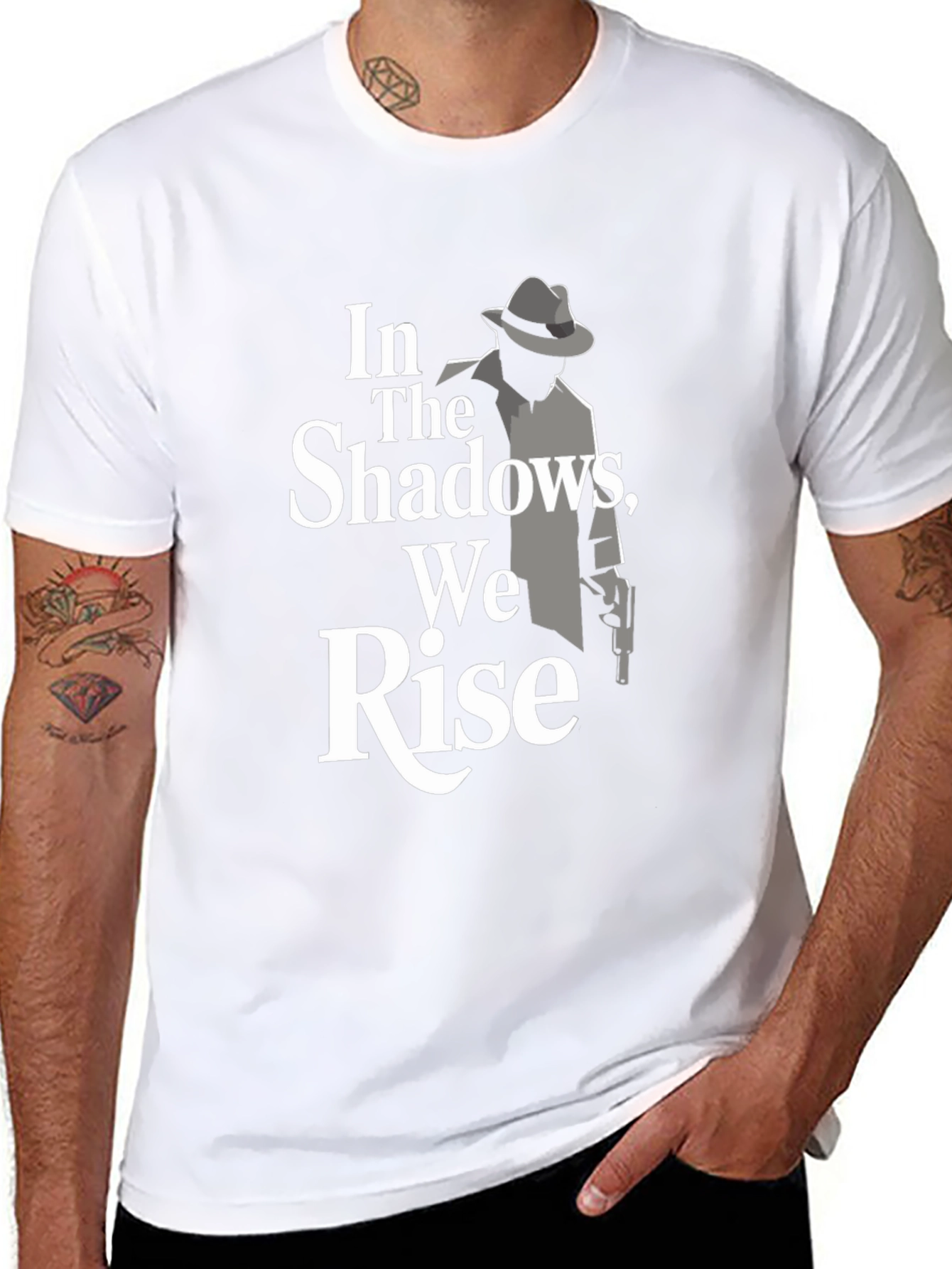 In The Shadows We Rise Graphic Tee