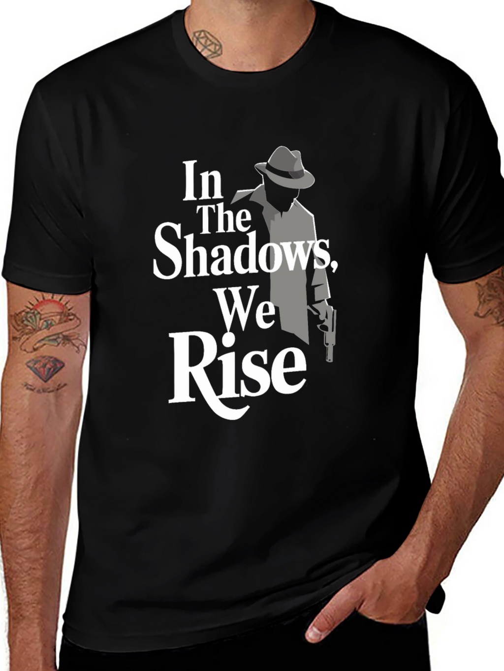 In The Shadows We Rise Graphic Tee