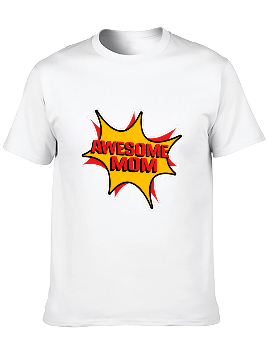 Awesome Mom Graphic T-Shirt - Black