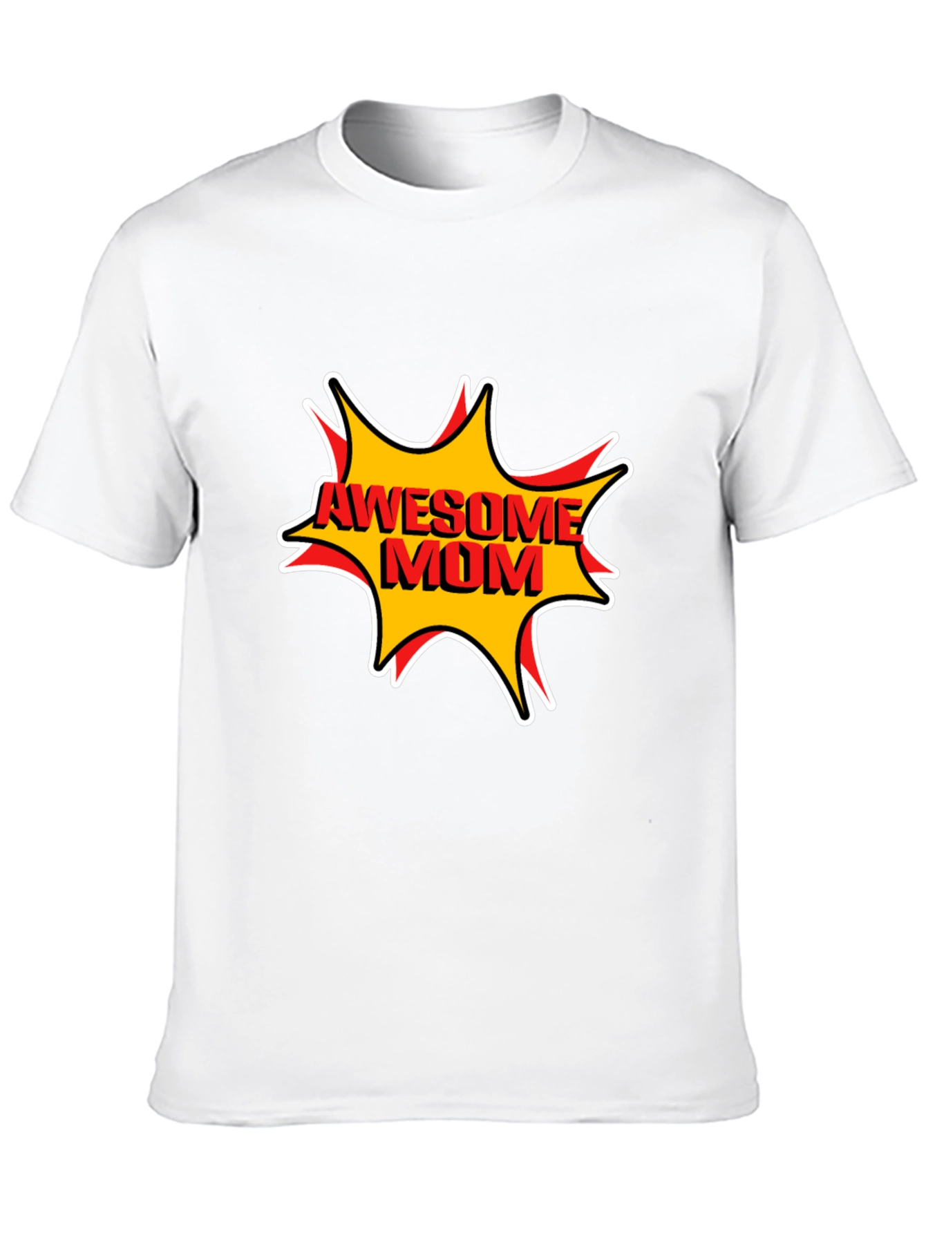 Awesome Mom Graphic T-Shirt - Black