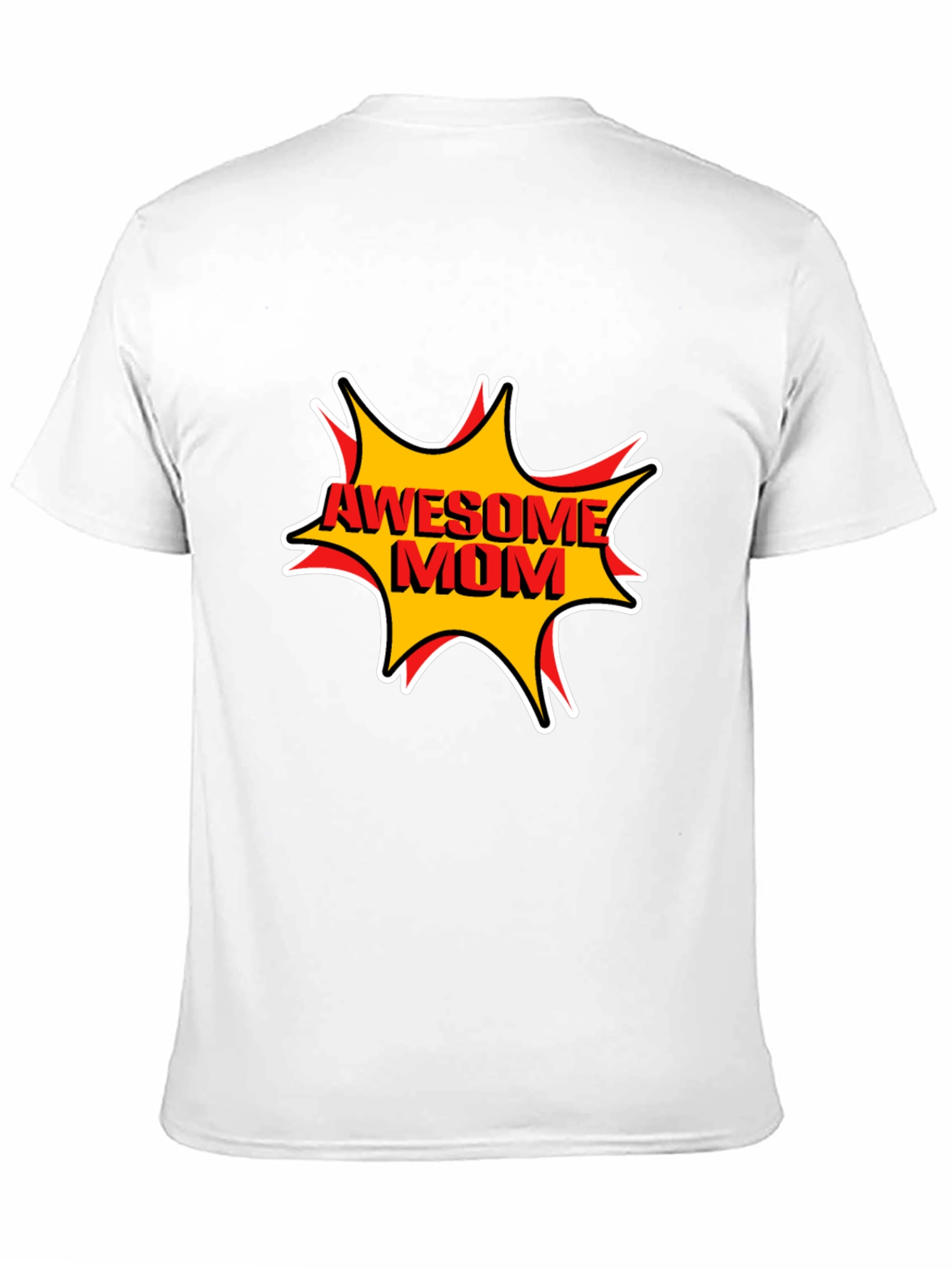 Awesome Mom Graphic T-Shirt - Black