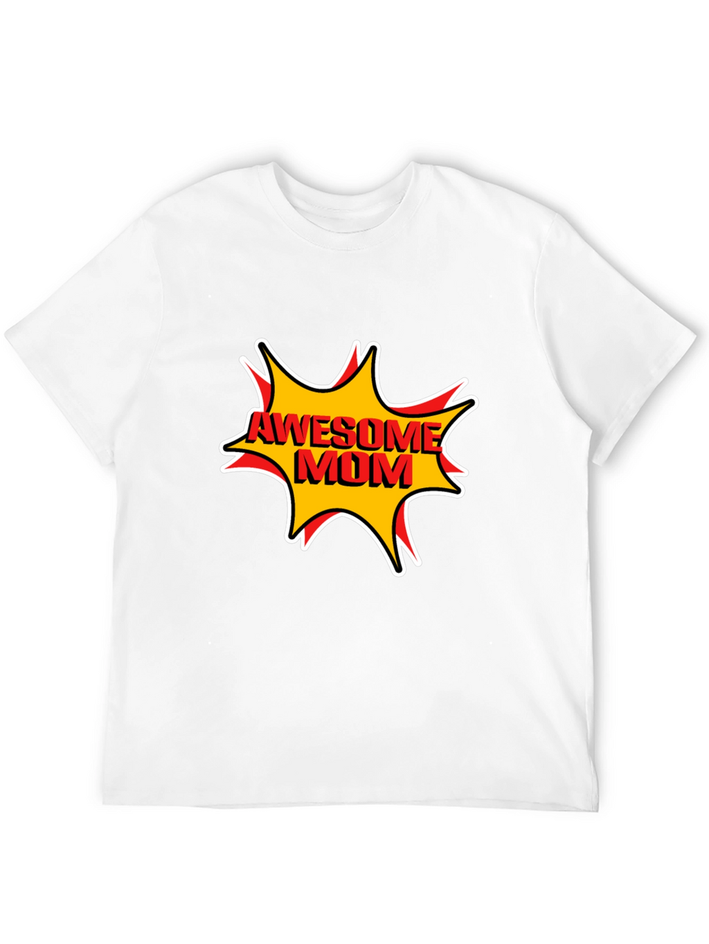 Awesome Mom Graphic T-Shirt - Black
