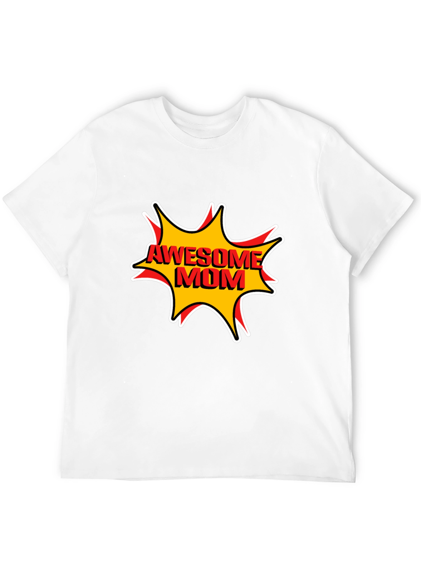 Awesome Mom Graphic T-Shirt - Black
