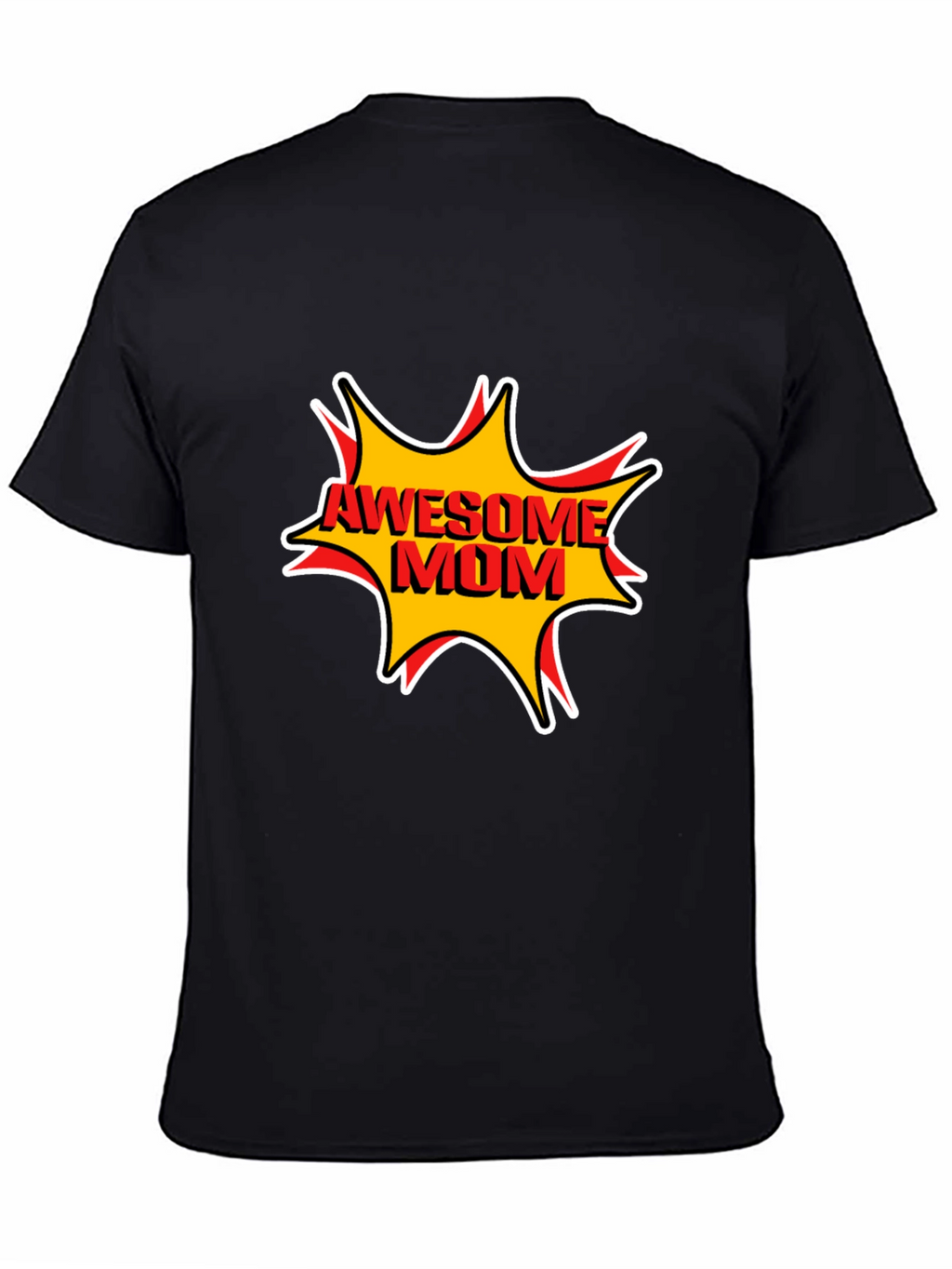 Awesome Mom Graphic T-Shirt - Black