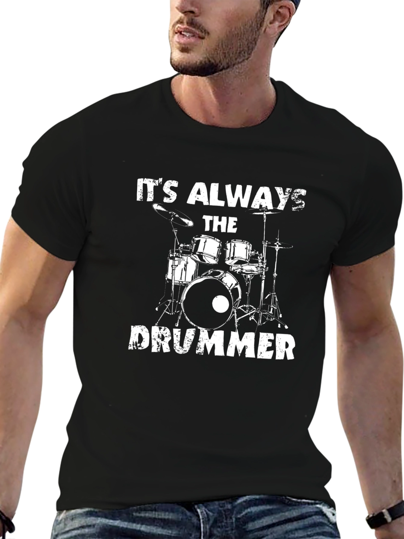 Its Always the Drummer Graphic T-Shirt