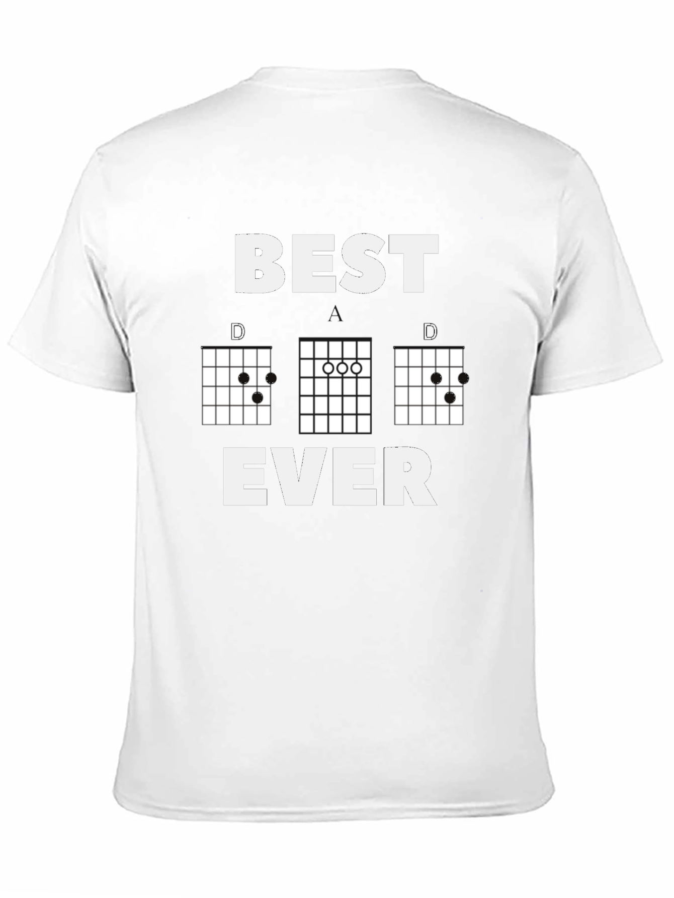 Best Dad Ever Guitar Chord T-Shirt