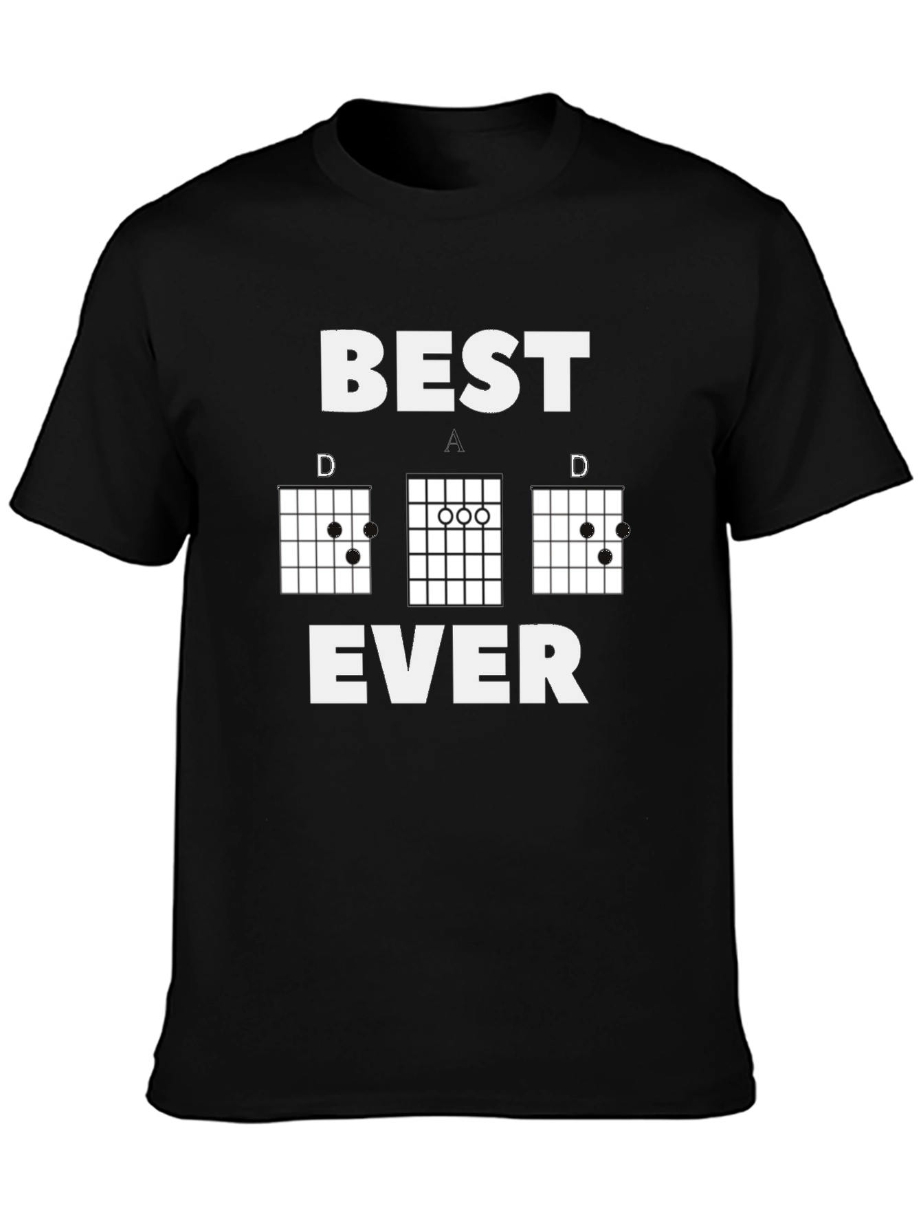 Best Dad Ever Guitar Chord T-Shirt