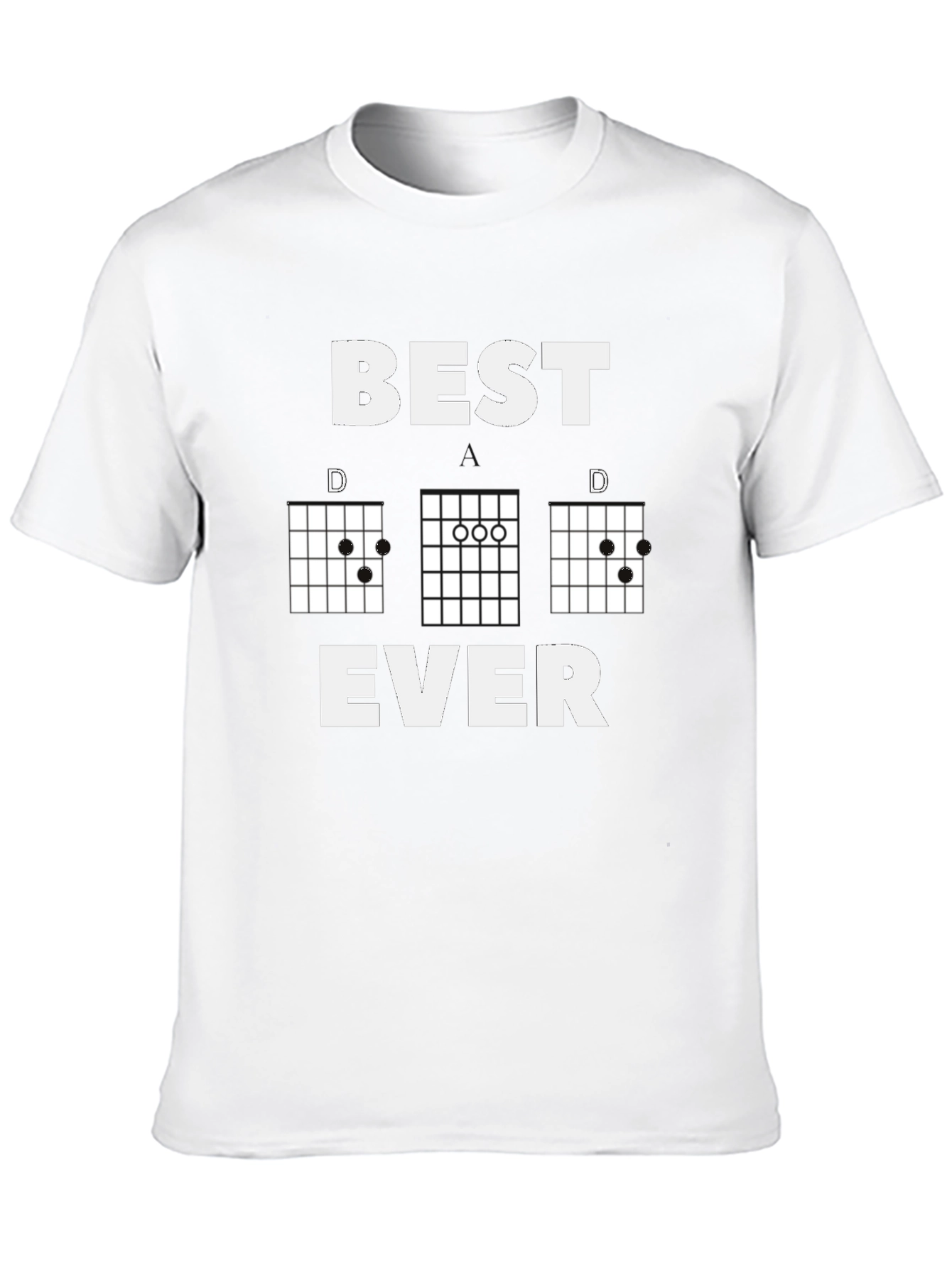Best Dad Ever Guitar Chord T-Shirt