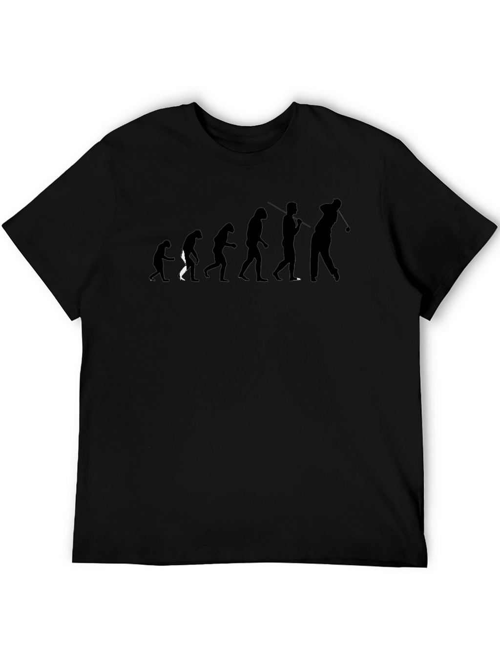 Evolution of Golf Black T-Shirt