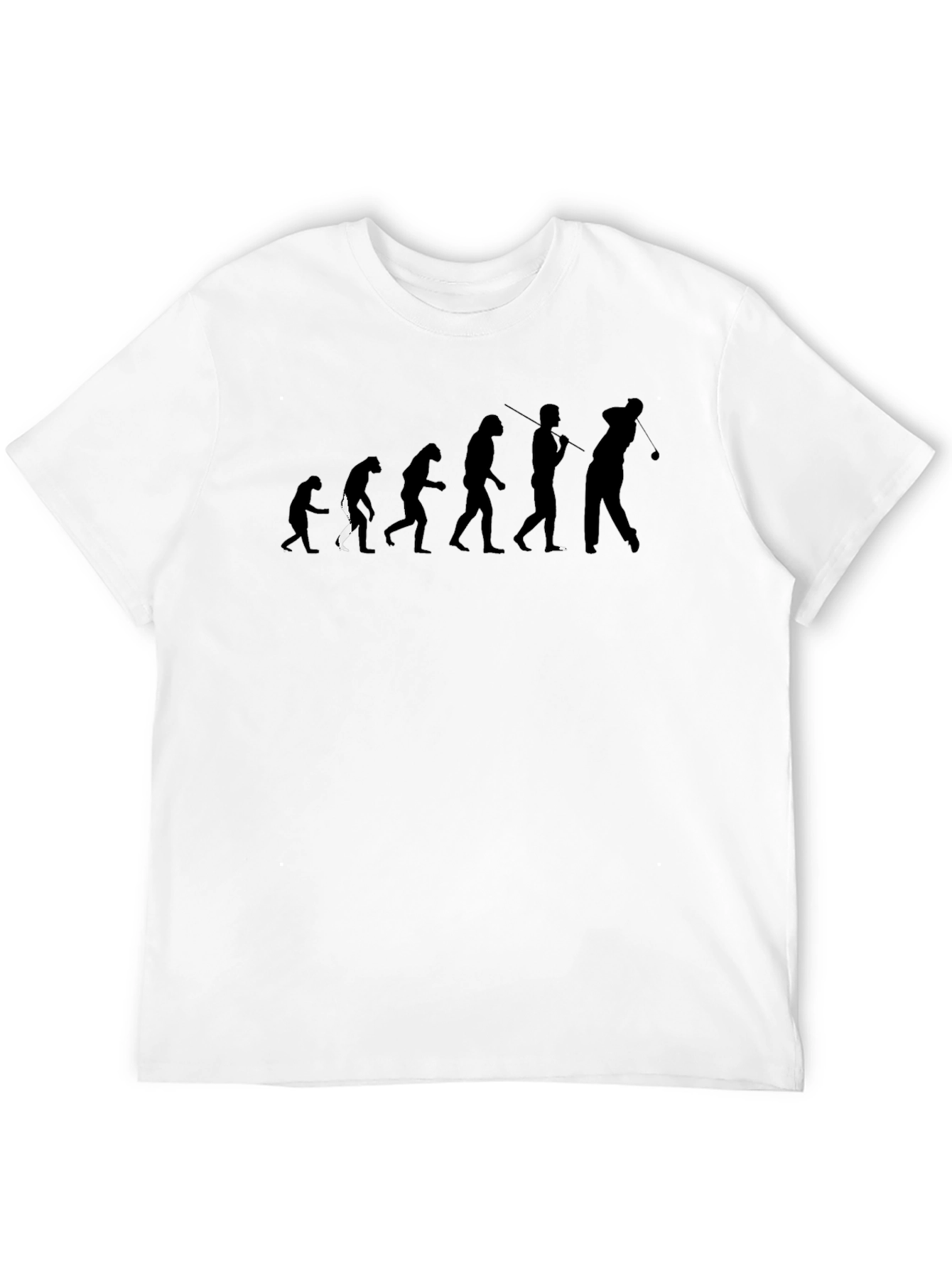 Evolution of Golf Black T-Shirt