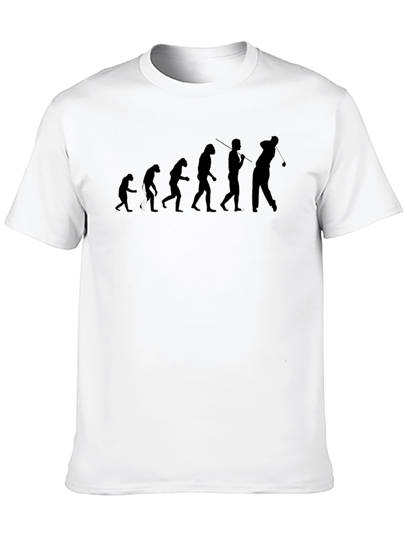 Evolution of Golf Black T-Shirt