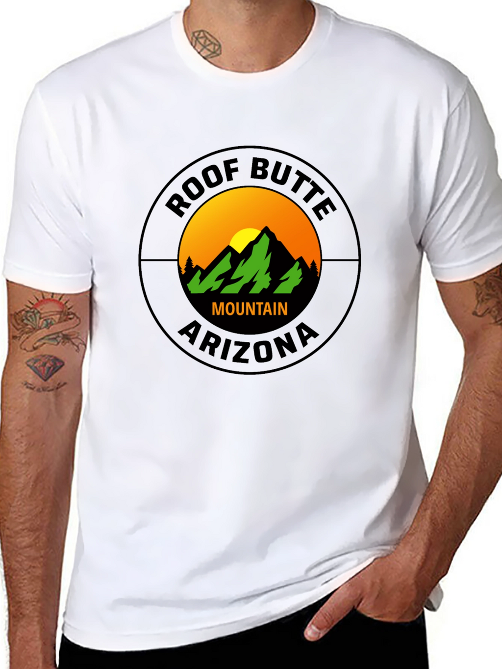 Roof Butte Mountain Arizona Graphic Tee
