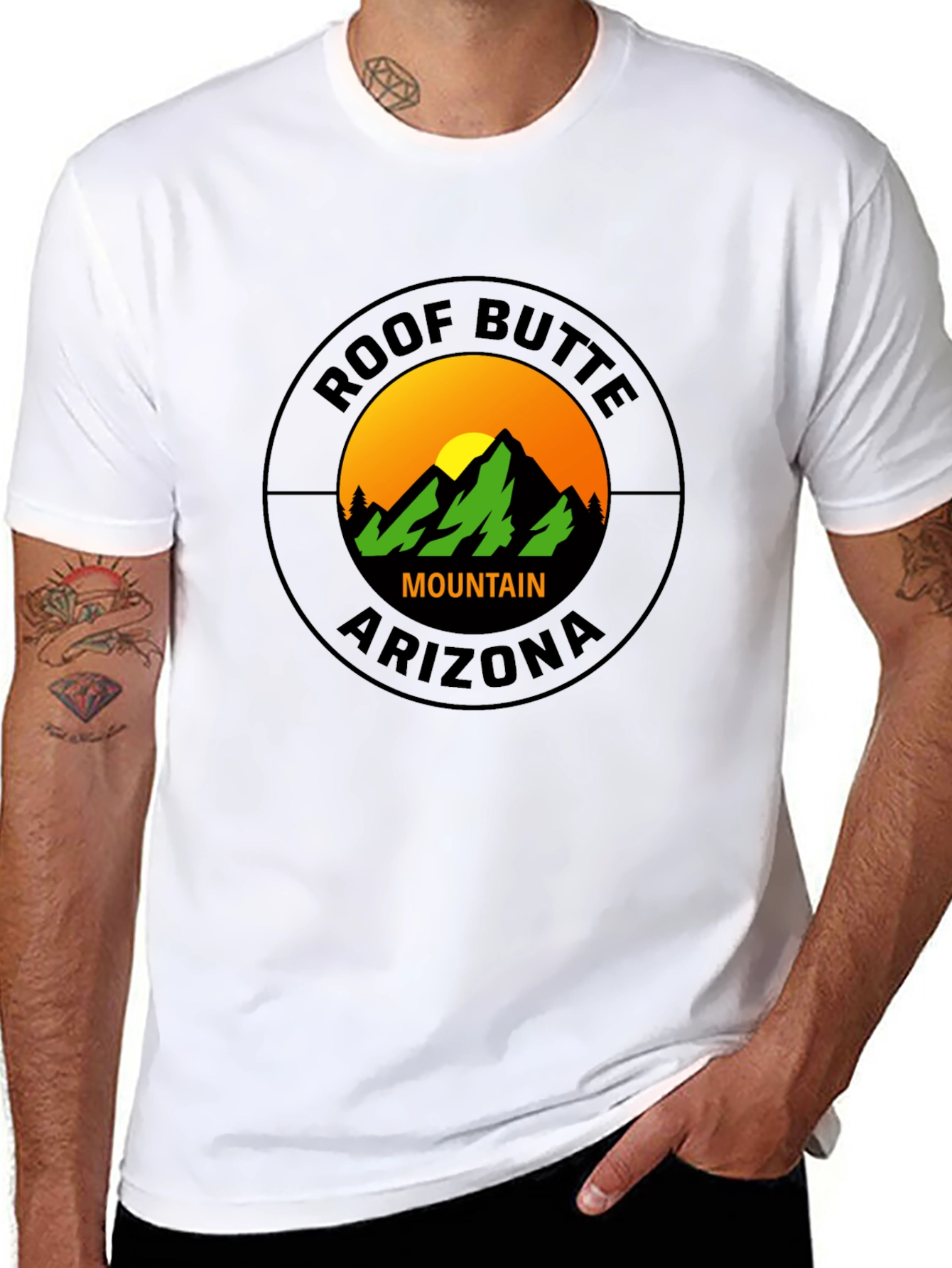 Roof Butte Mountain Arizona Graphic Tee