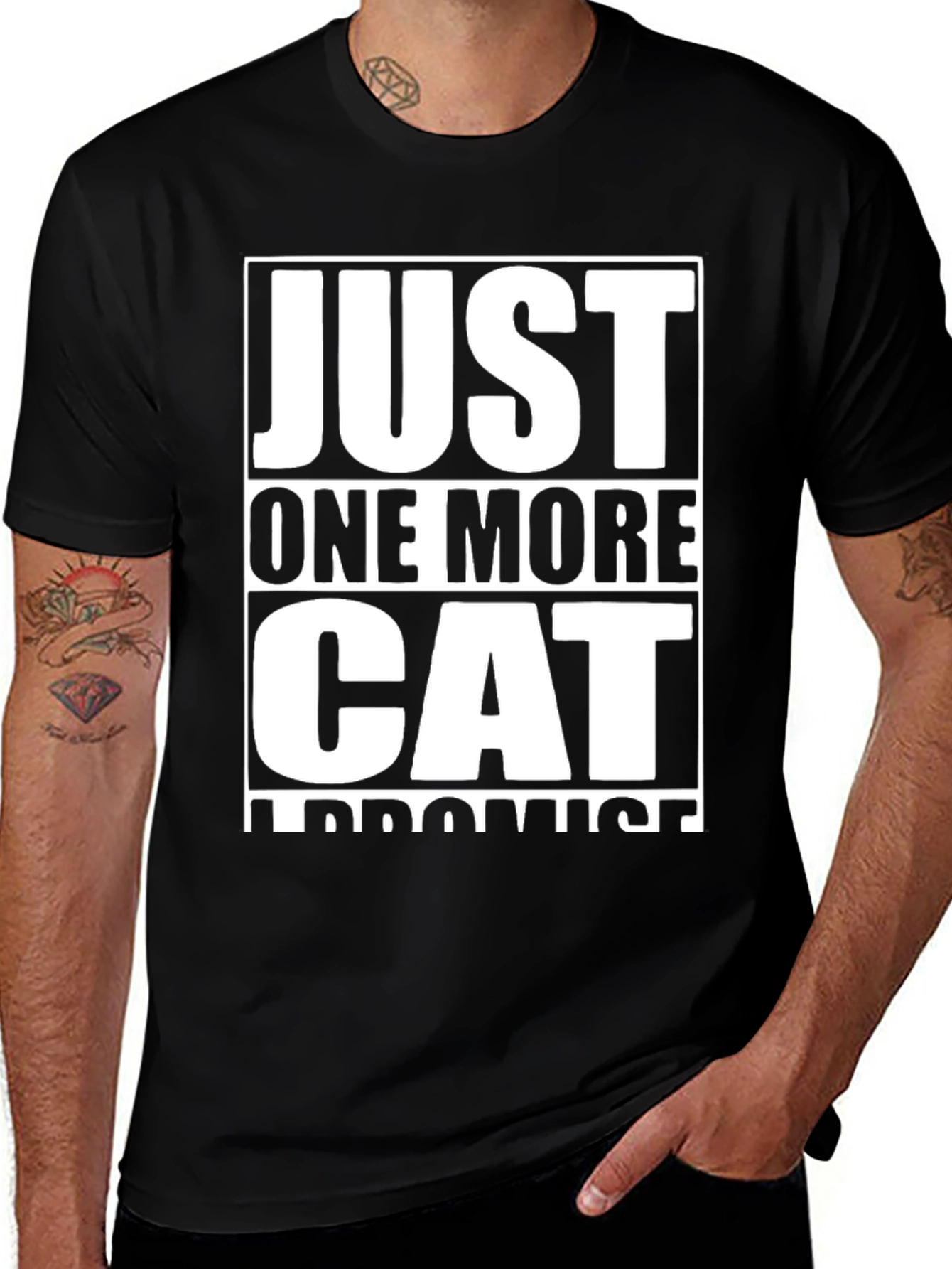 Just One More Cat T-Shirt - Funny Cat Lover Tee