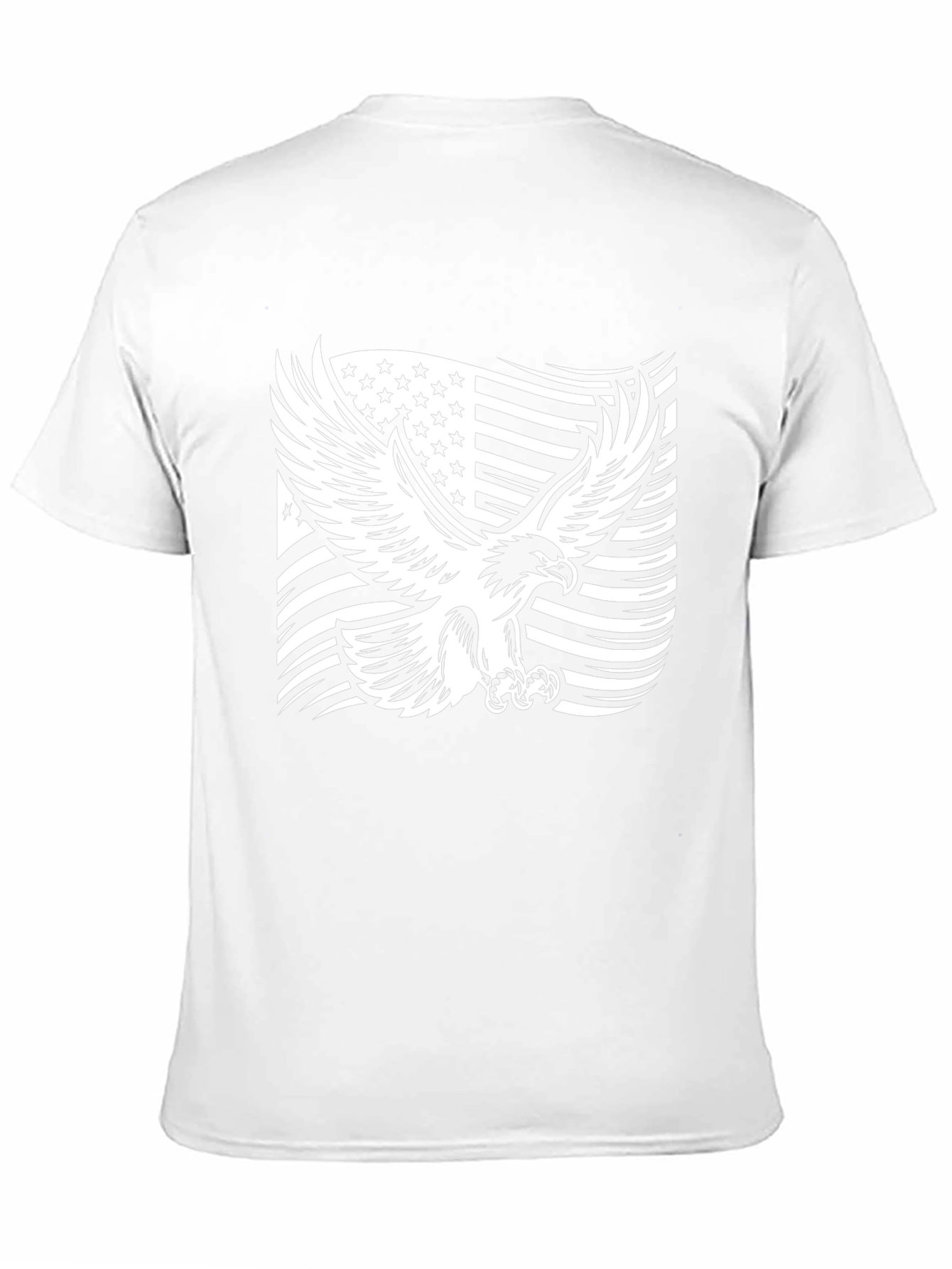 American Eagle Flag Graphic Tee - Black
