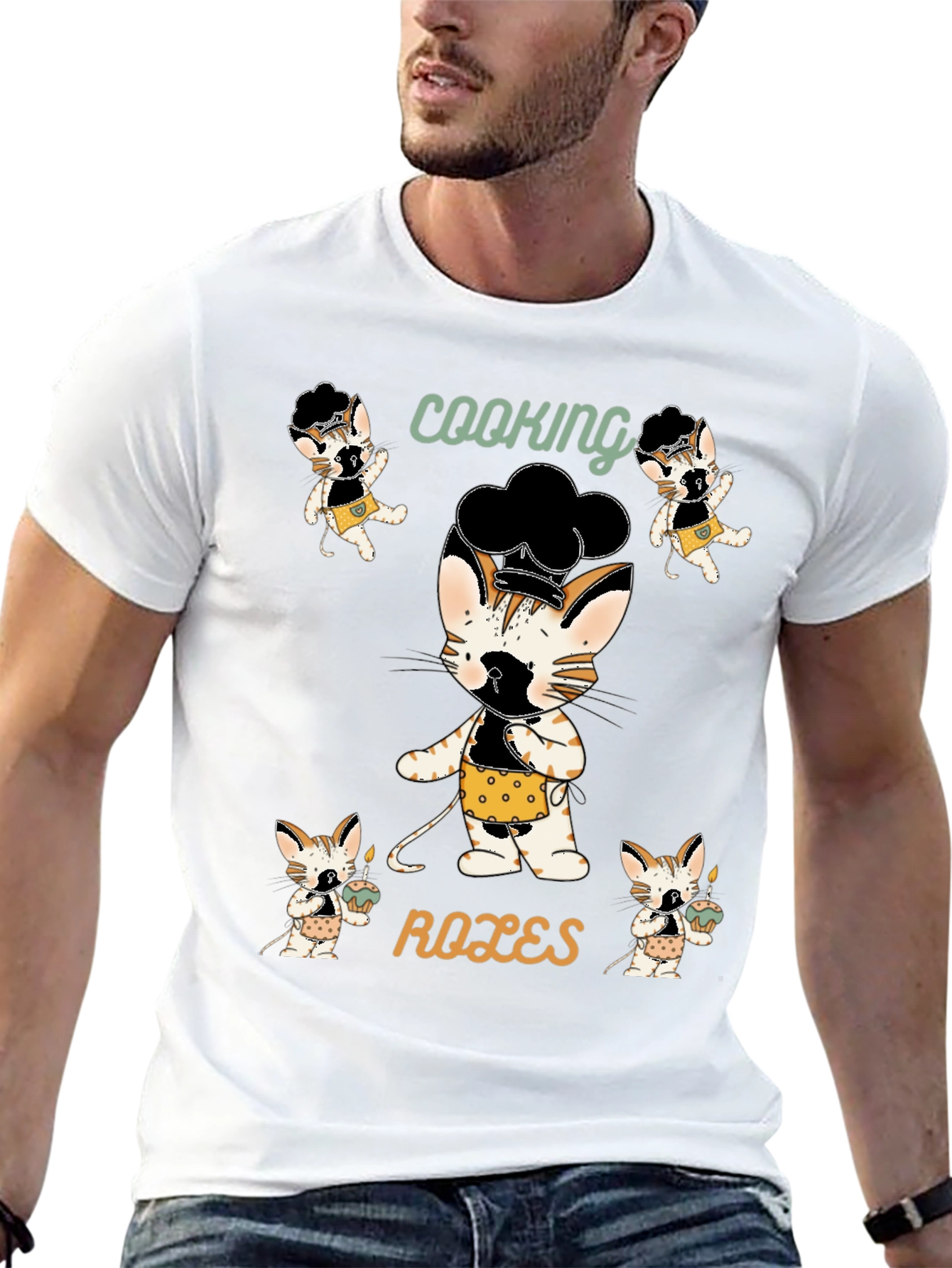 Cooking Cat T-Shirt