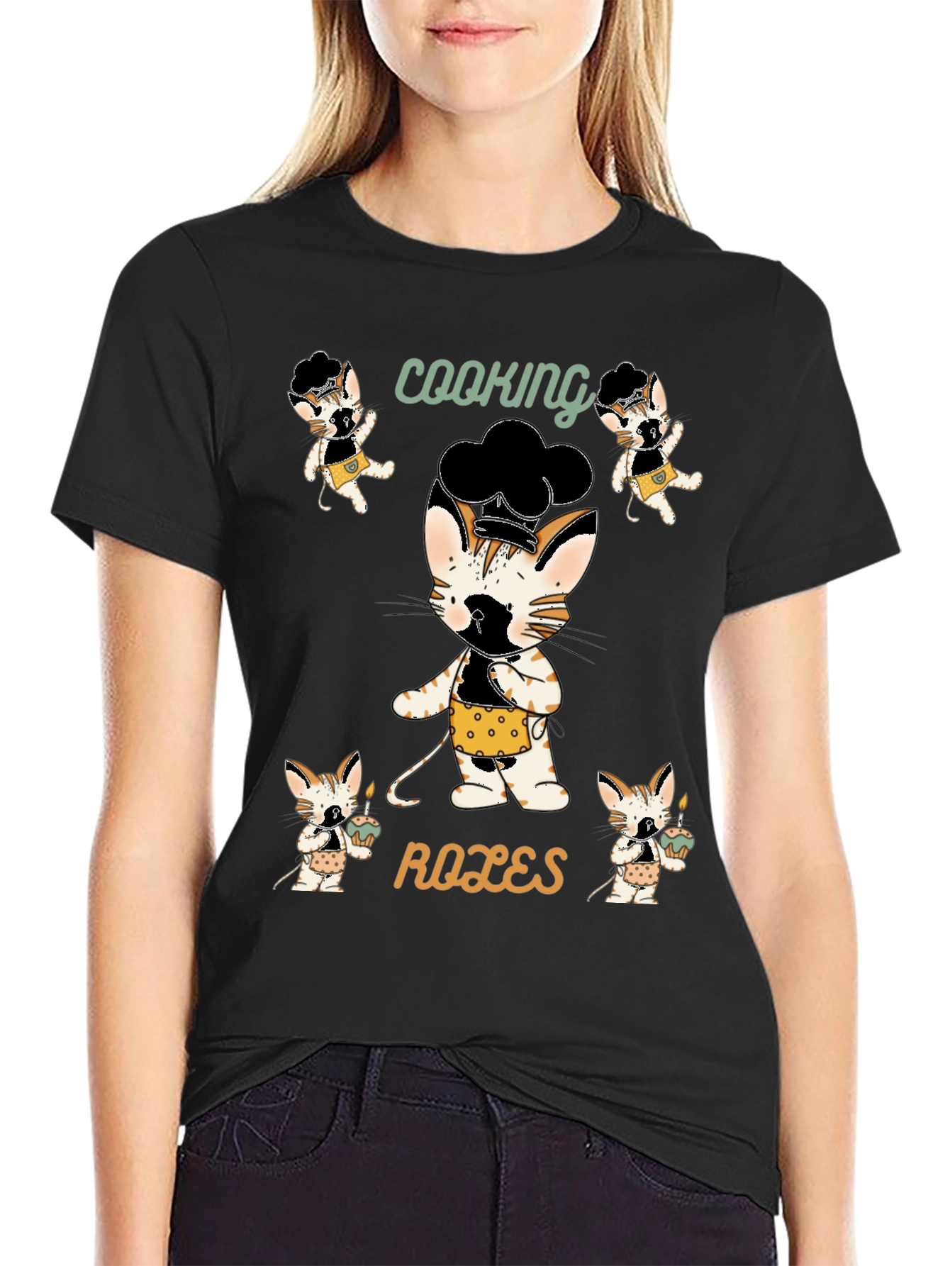 Cooking Cat T-Shirt