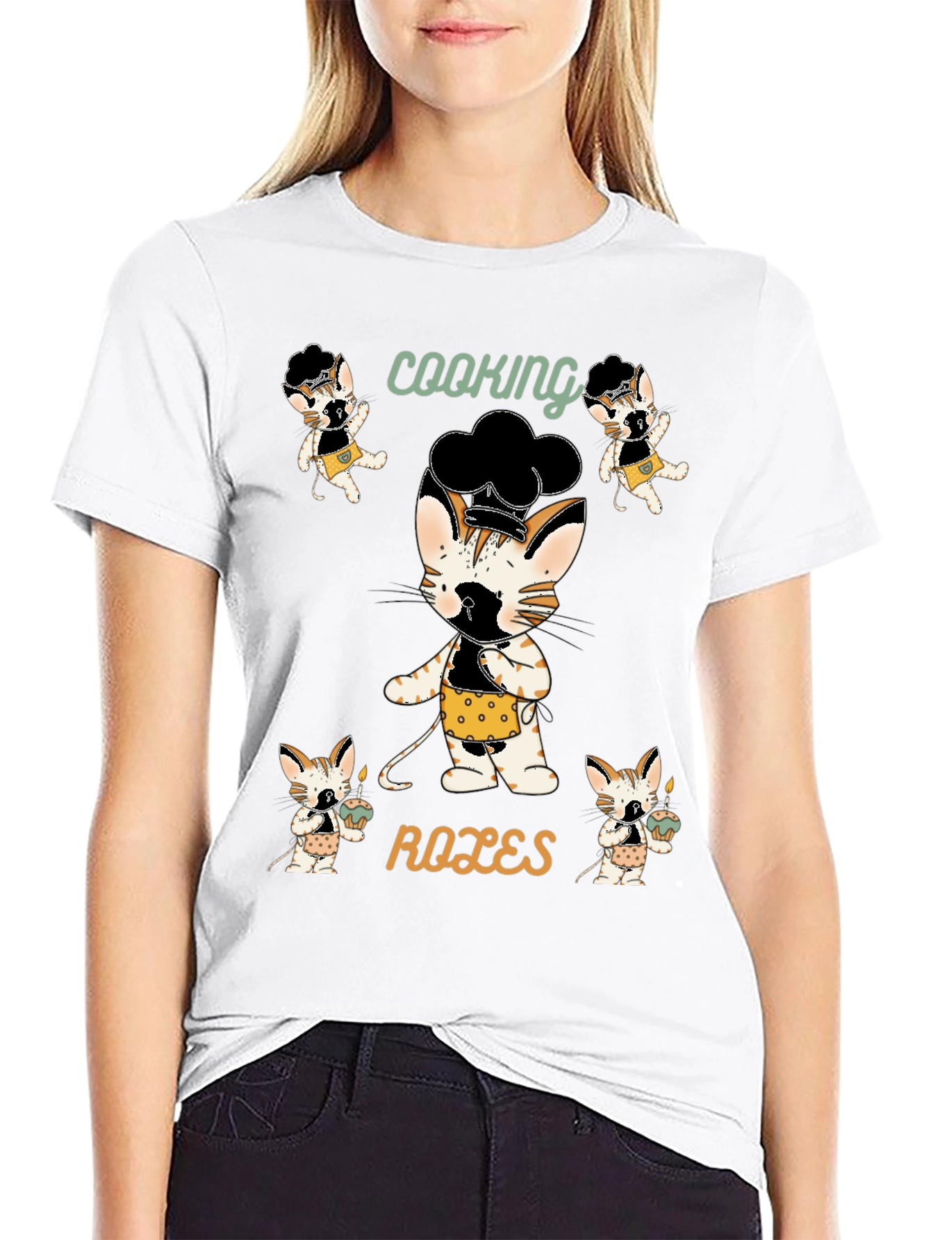 Cooking Cat T-Shirt
