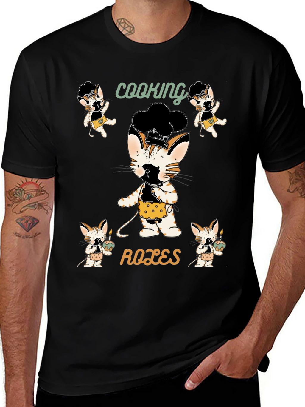 Cooking Cat T-Shirt