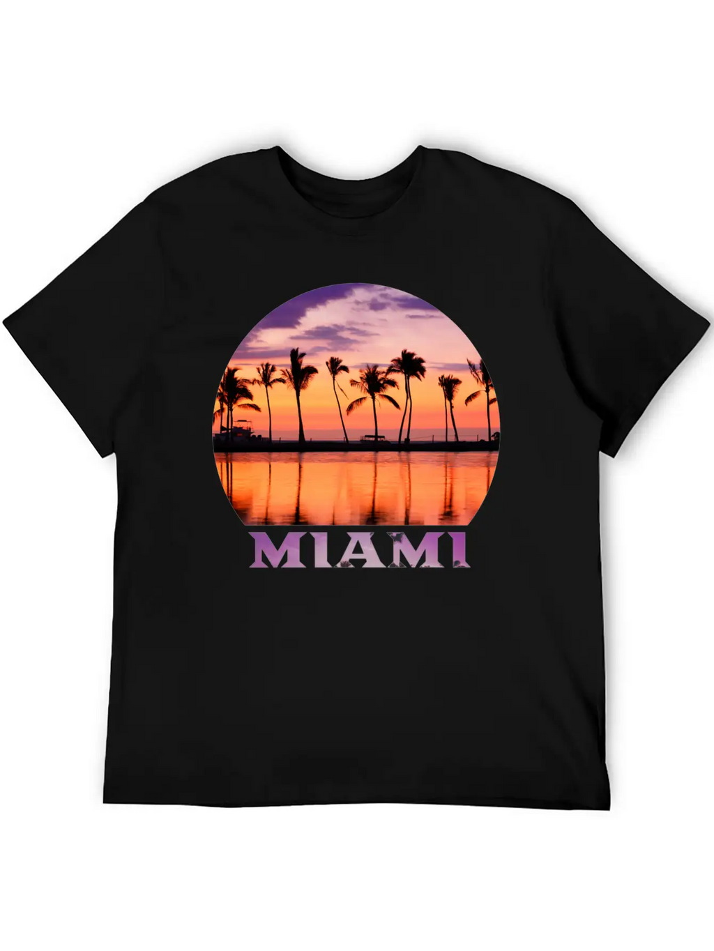 Miami 2 Stylish Everyday T-Shirt – Unisex Basic Cotton Tee