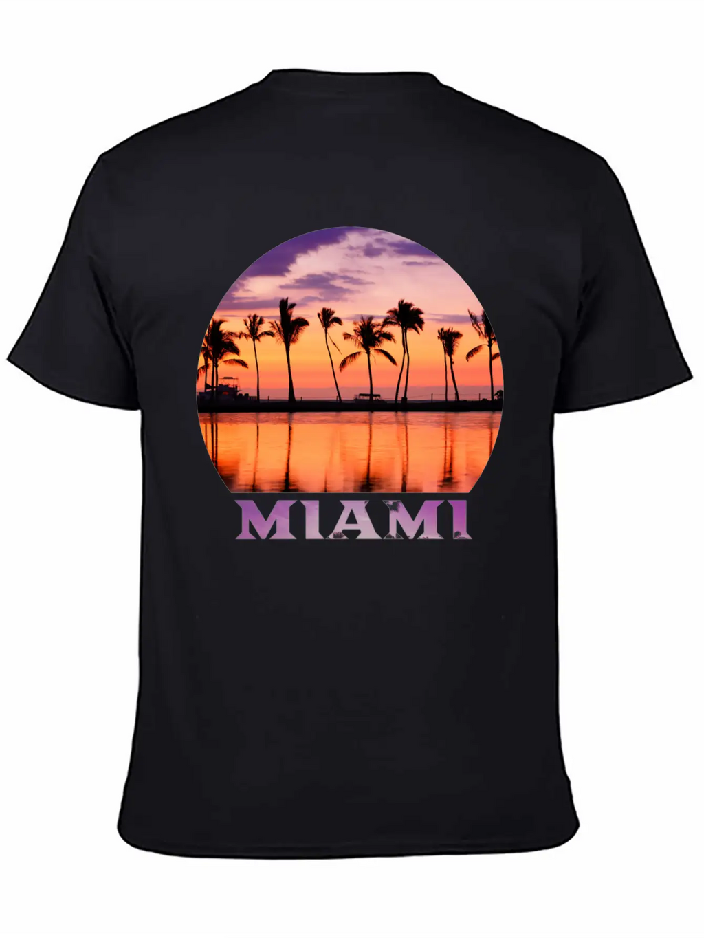 Miami 2 Stylish Everyday T-Shirt – Unisex Basic Cotton Tee