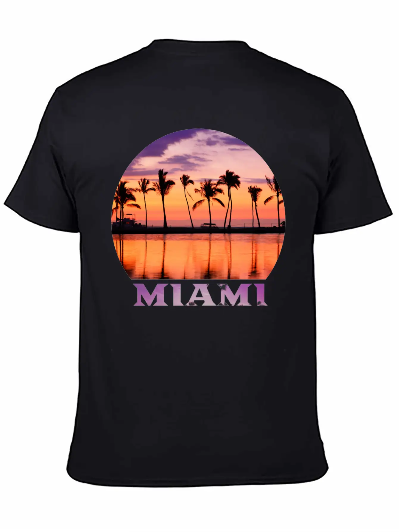 Miami 2 Stylish Everyday T-Shirt – Unisex Basic Cotton Tee
