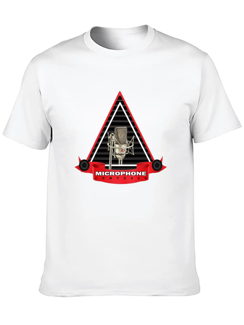 MIC_COMPOSER_DESIGN Stylish Everyday T-Shirt – Unisex Basic Cotton Tee