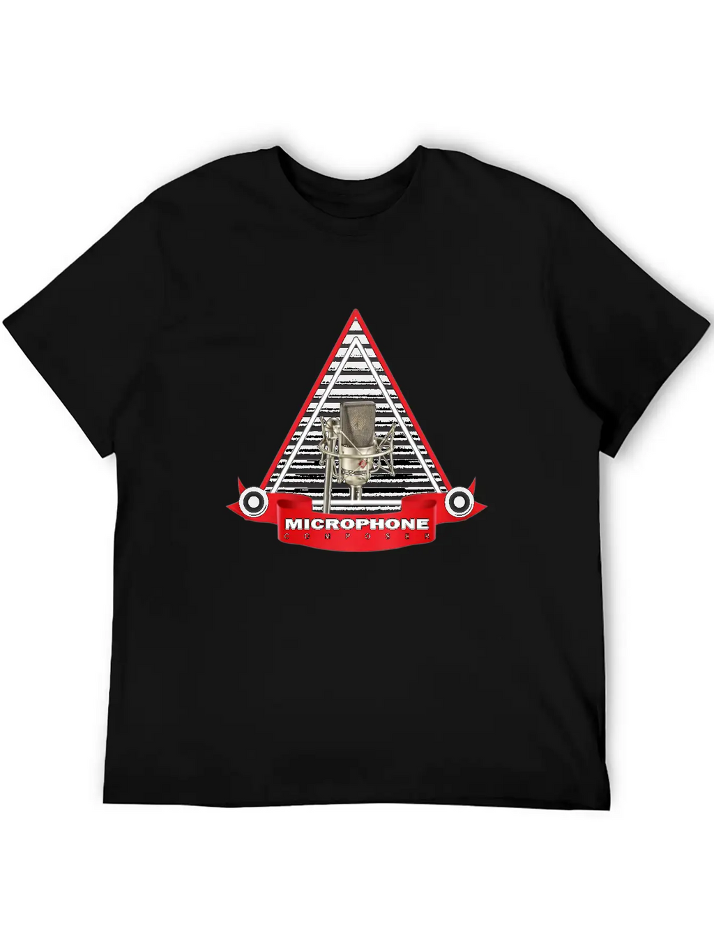 MIC_COMPOSER_DESIGN Stylish Everyday T-Shirt – Unisex Basic Cotton Tee