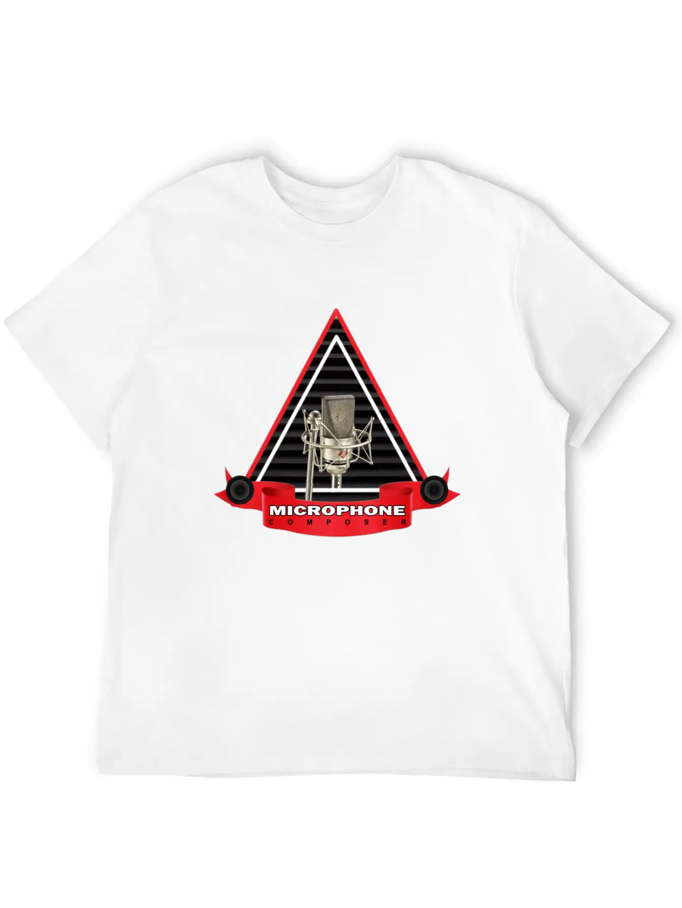 MIC_COMPOSER_DESIGN Stylish Everyday T-Shirt – Unisex Basic Cotton Tee