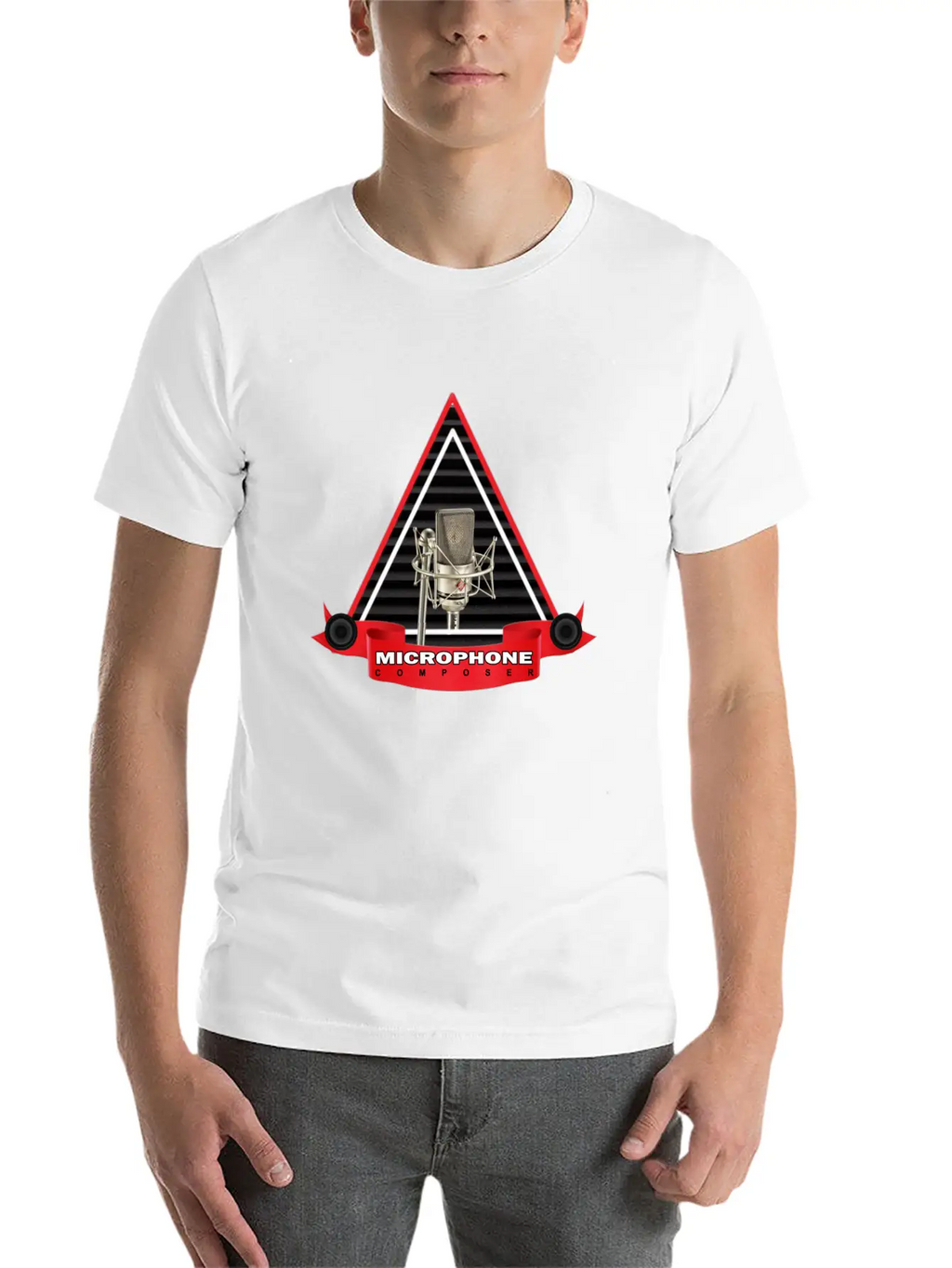 MIC_COMPOSER_DESIGN Stylish Everyday T-Shirt – Unisex Basic Cotton Tee