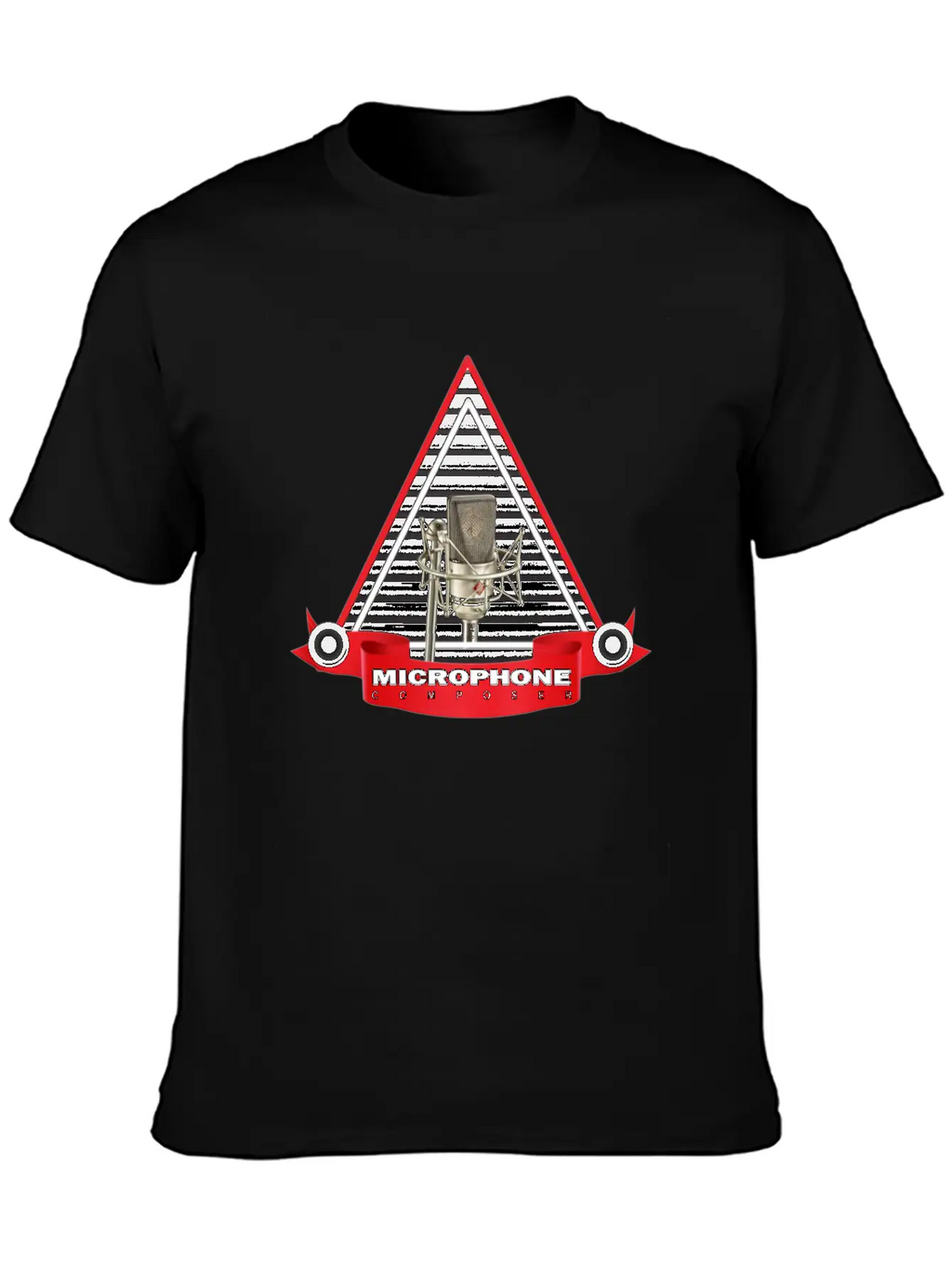 MIC_COMPOSER_DESIGN Stylish Everyday T-Shirt – Unisex Basic Cotton Tee