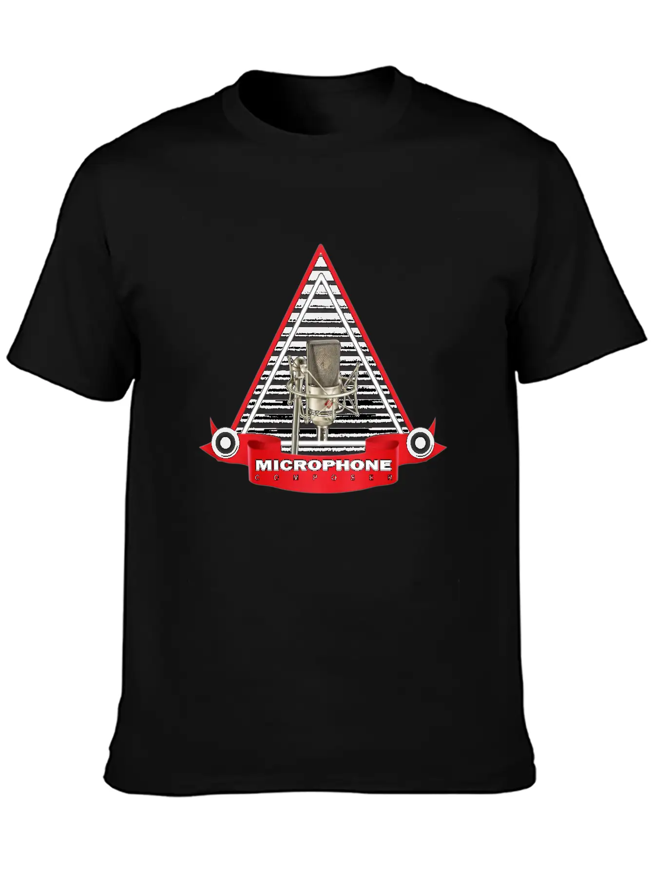 MIC_COMPOSER_DESIGN Stylish Everyday T-Shirt – Unisex Basic Cotton Tee