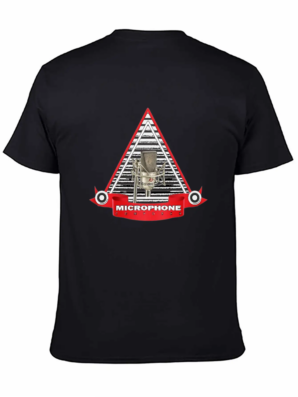 MIC_COMPOSER_DESIGN Stylish Everyday T-Shirt – Unisex Basic Cotton Tee