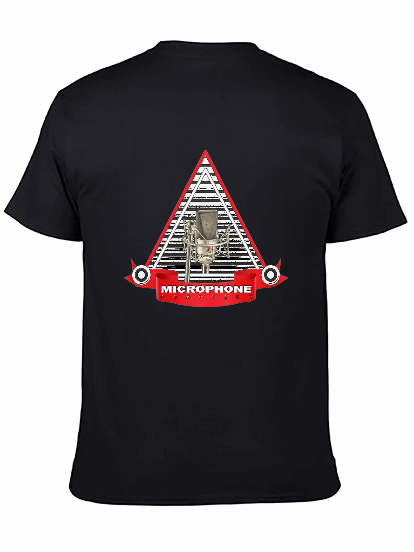 MIC_COMPOSER_DESIGN Stylish Everyday T-Shirt – Unisex Basic Cotton Tee
