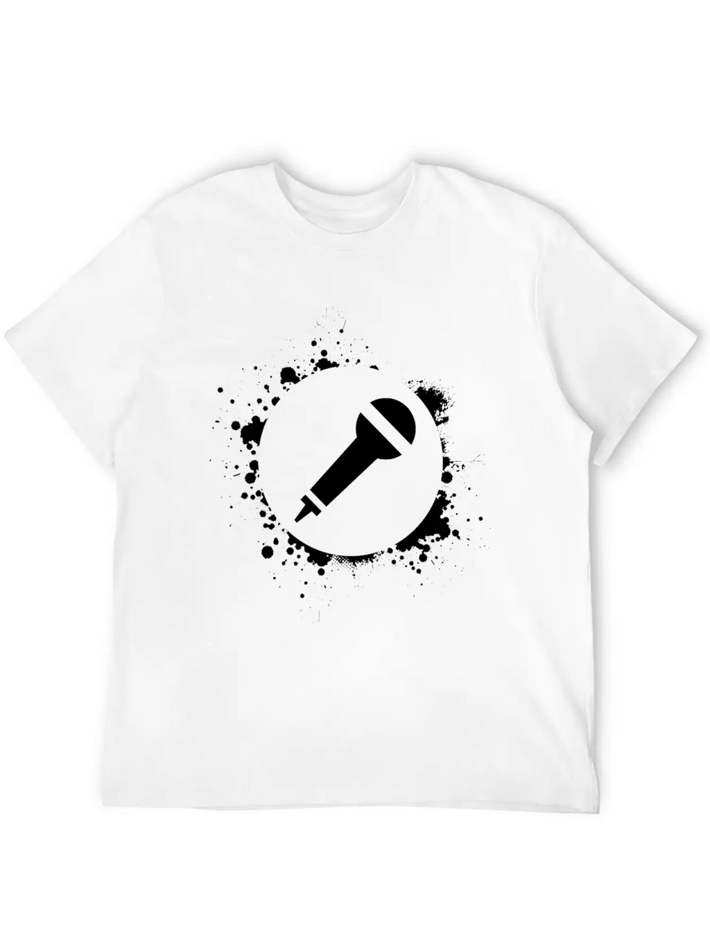 Micro Microphone Singing Essential Cotton Tee For Daily Outfits – Unisex Style