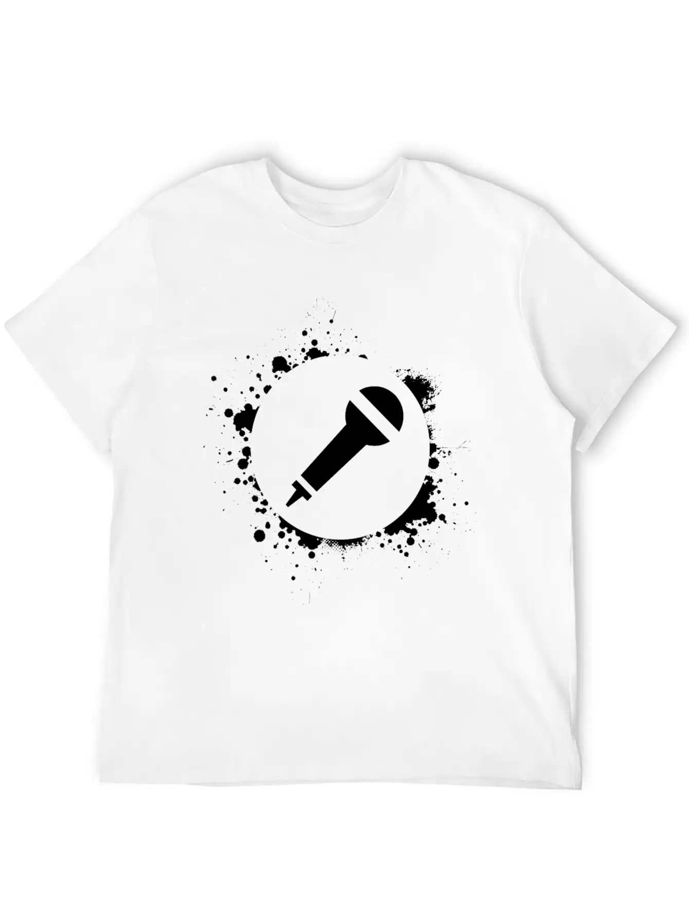 Micro Microphone Singing Essential Cotton Tee For Daily Outfits – Unisex Style
