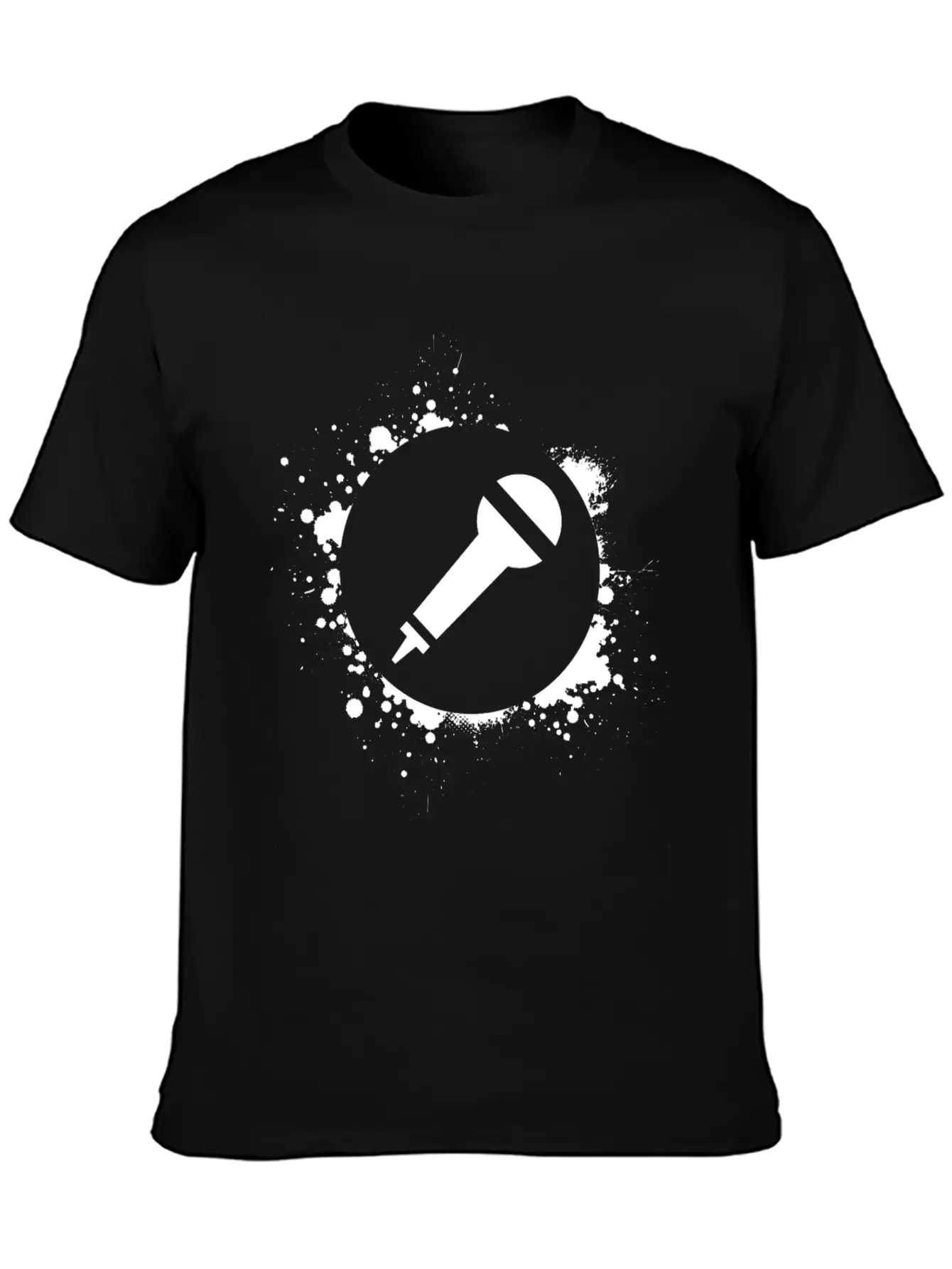 Micro Microphone Singing Essential Cotton Tee For Daily Outfits – Unisex Style