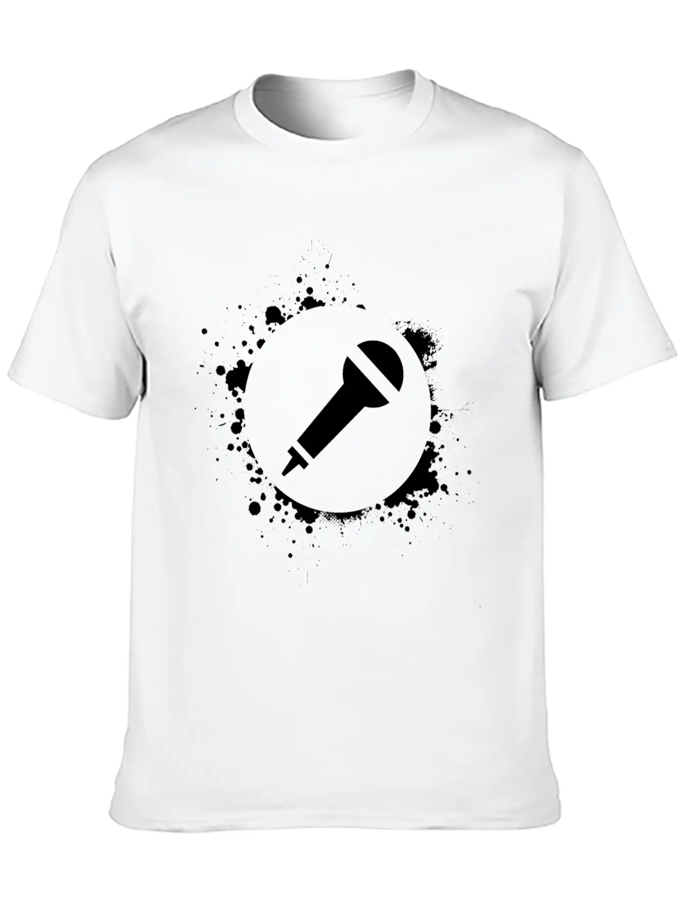 Micro Microphone Singing Essential Cotton Tee For Daily Outfits – Unisex Style