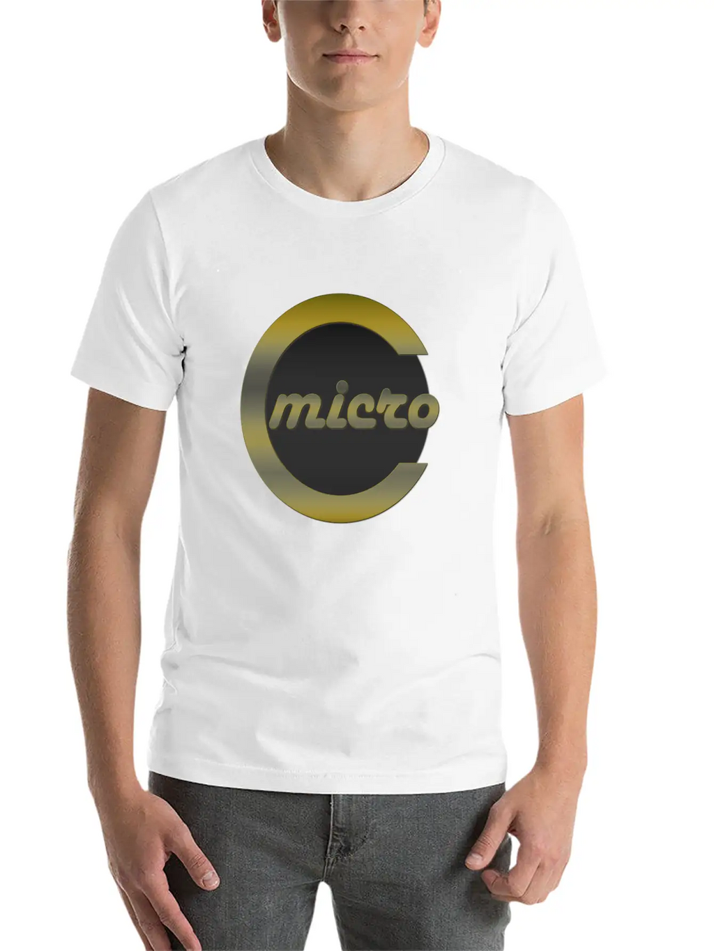 Microcoin Silver G 3D T Breathable Soft Cotton T-Shirt – Timeless Casual Look