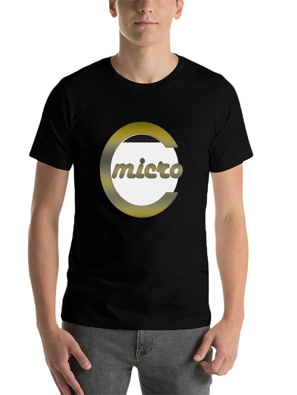 Microcoin Silver G 3D T Breathable Soft Cotton T-Shirt – Timeless Casual Look