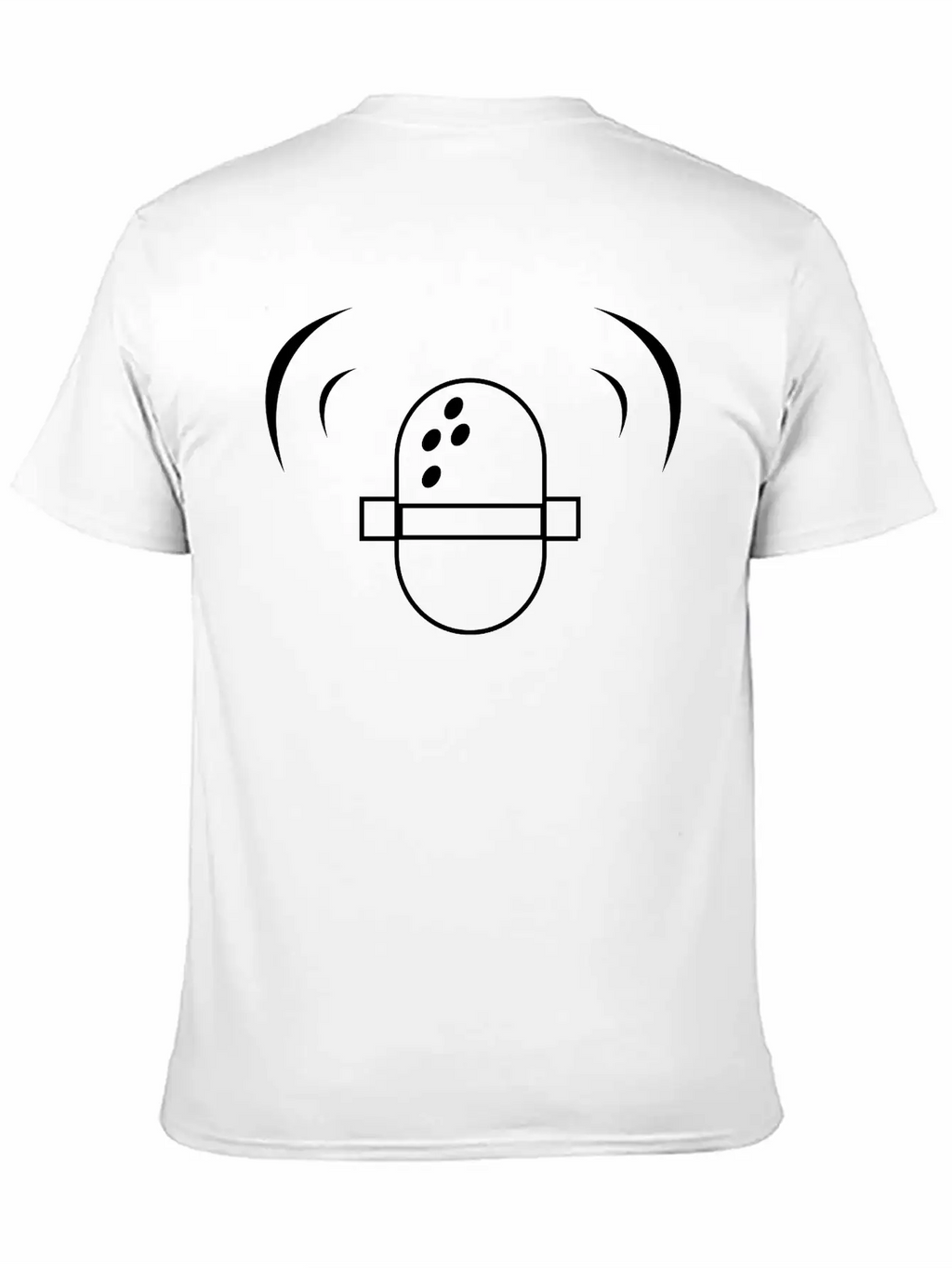 Microphone Breathable Soft Cotton T-Shirt – Timeless Casual Look