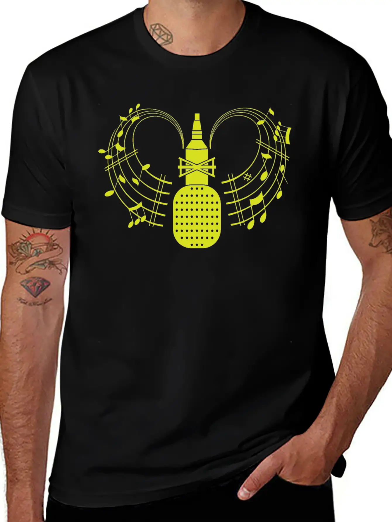 Microphone For You Unisex Short Sleeve Soft Cotton T-Shirt – Casual Everyday Wear