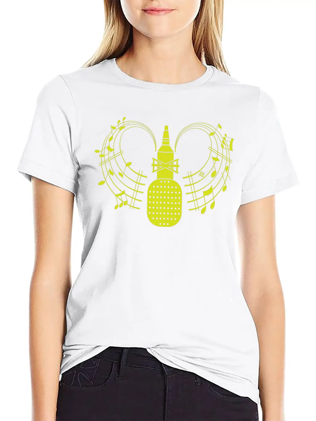 Microphone For You Unisex Short Sleeve Soft Cotton T-Shirt – Casual Everyday Wear